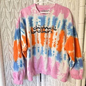 The Chemical Brothers Tie Dye Crew Neck Sweatshirt
